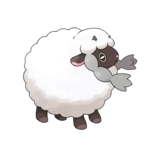Wooloo Pokemon 831 – miniatura i grafika Pokédex