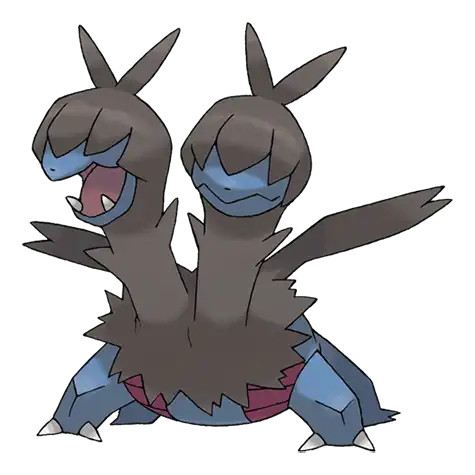 Zweilous Pokemon 634 – miniatura i grafika Pokédex