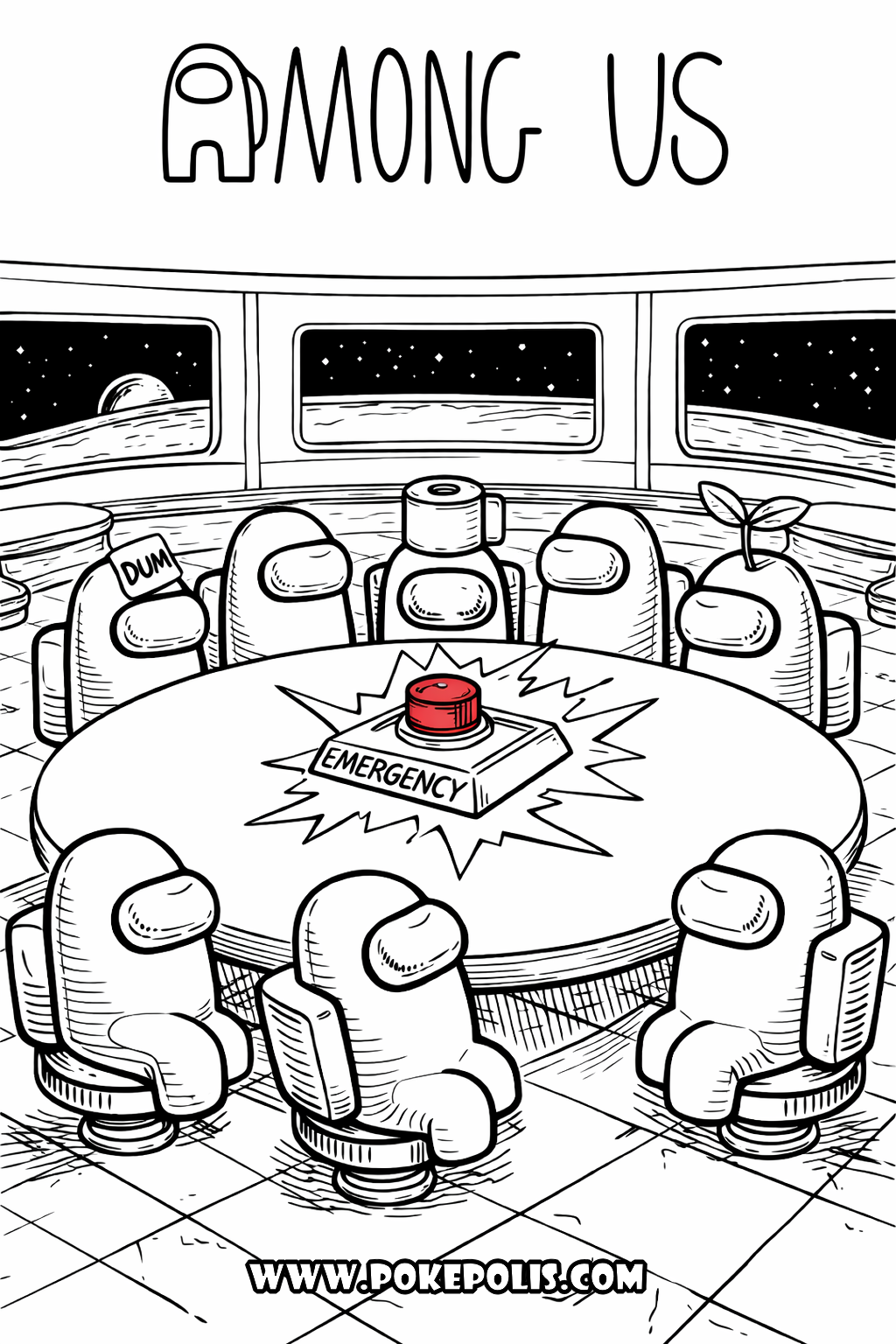 darmowe kolorowanki among us do druku