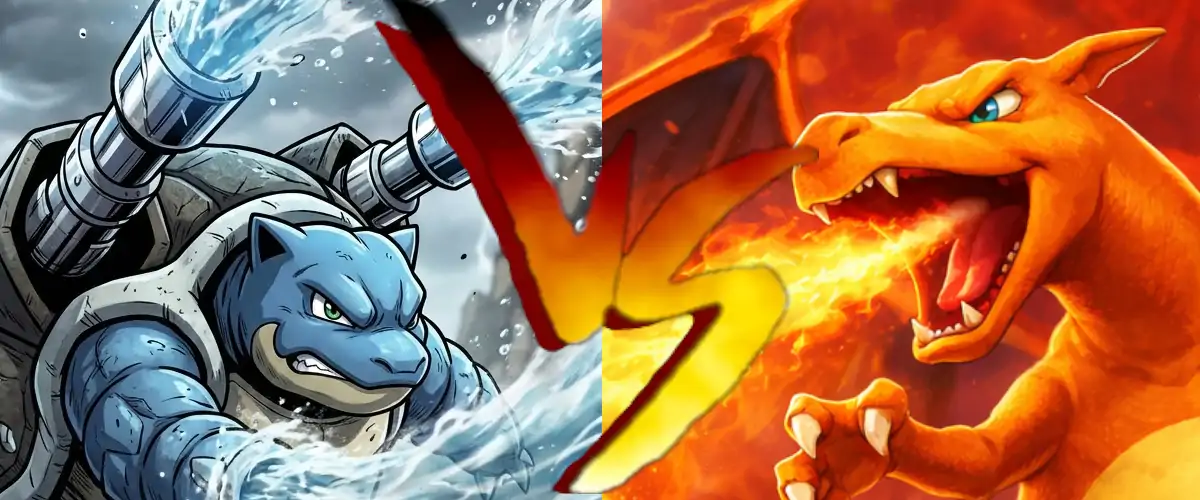 charizard vs blastoise