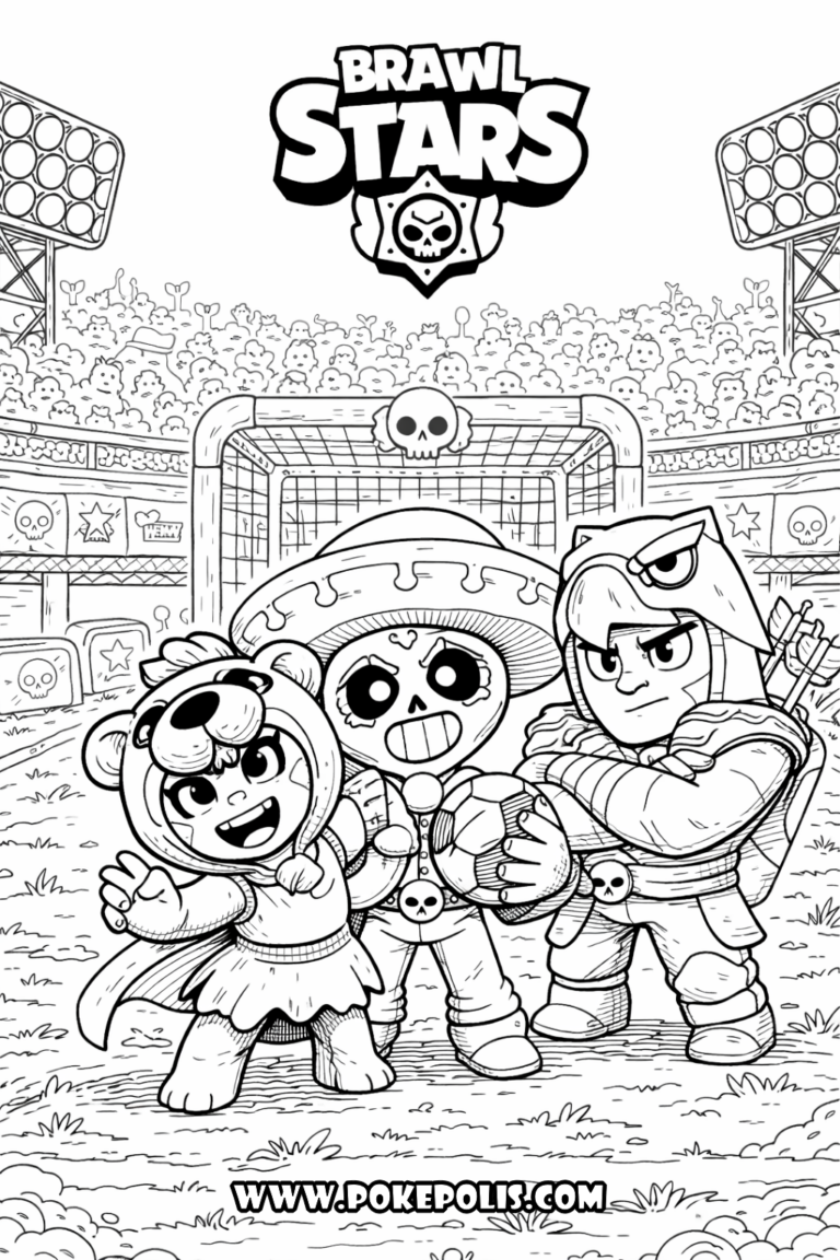 darmowa kolorowanka brawl stars do druku