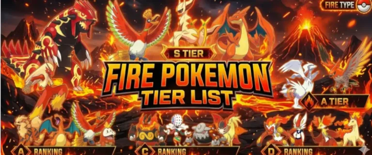 fire pokemon tier list