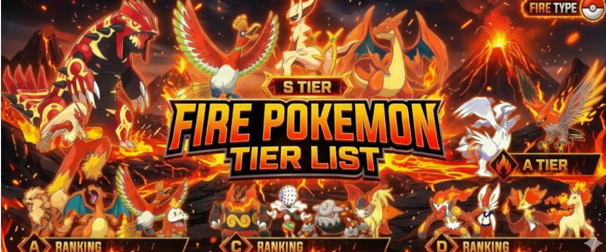 fire pokemon tier list