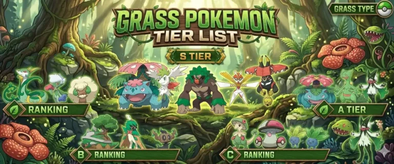 grass pokemon tier list