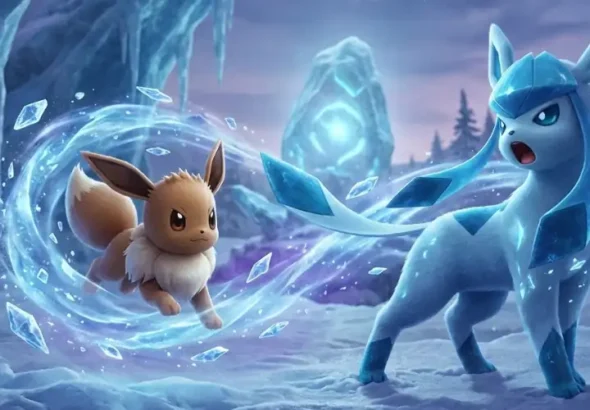 Jak ewoluować Eevee w Glaceona poradnik Pokémon