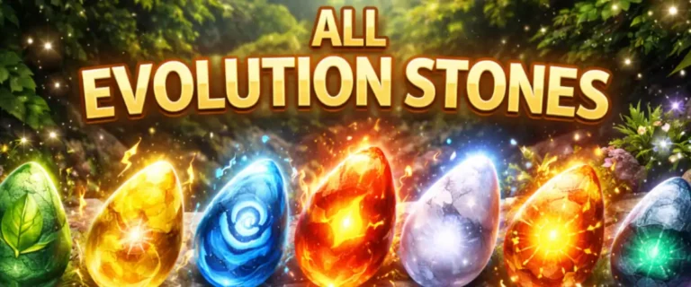 pokemon evolution stones