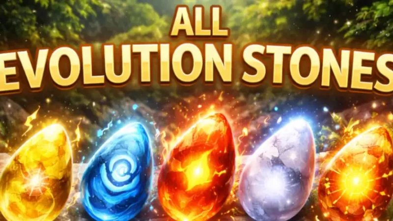 pokemon evolution stones