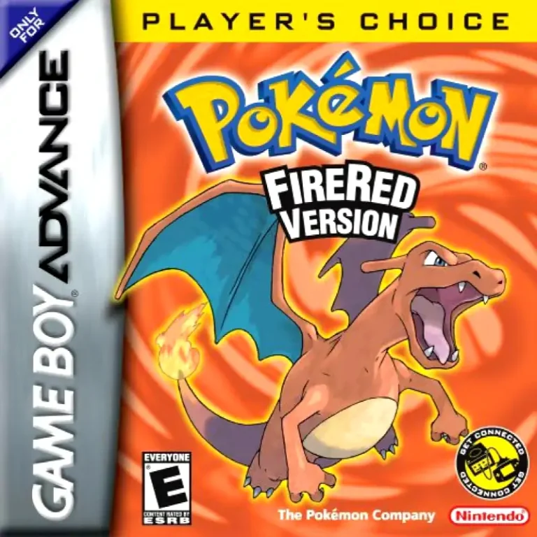 Gra Pokémon FireRed na Game Boy