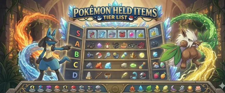 pokemon held items tier list