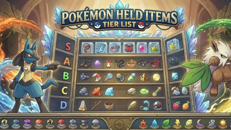pokemon held items tier list