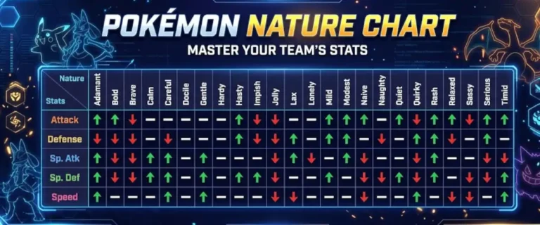 pokemon nature chart