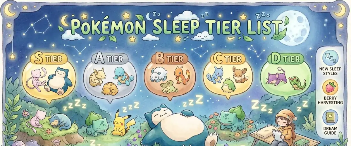 pokemon sleep tier list