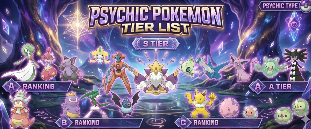 psychic pokemon tier list