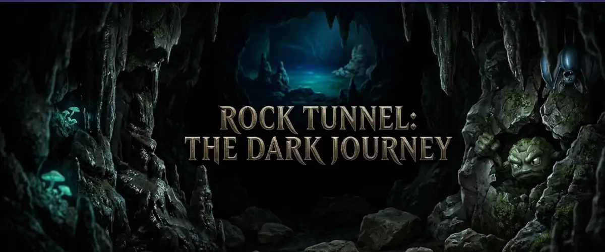 rock tunnel without flash