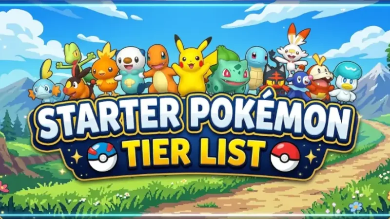 starter pokemon tier list