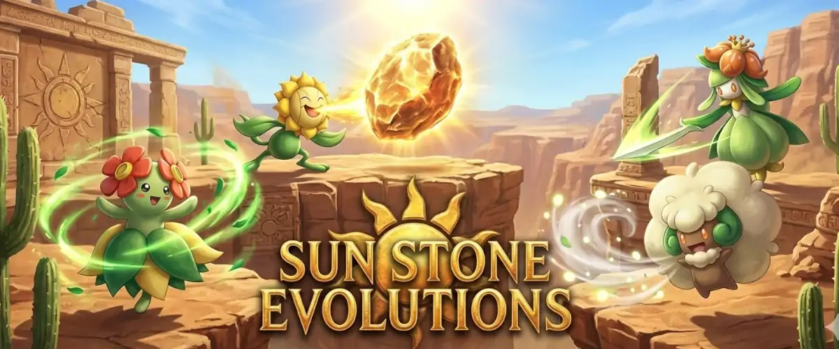 sun stone evolution