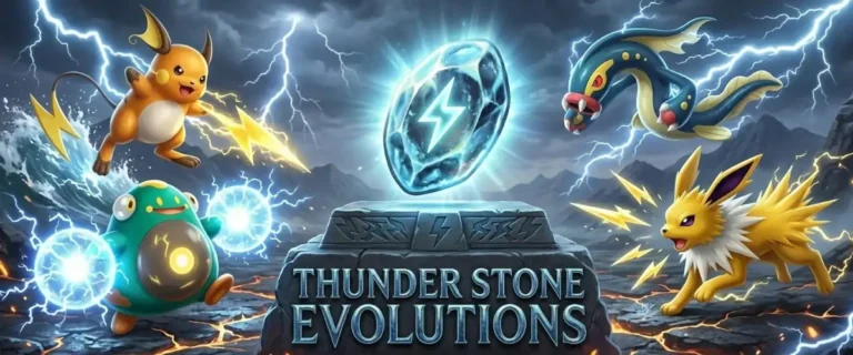 thunder stone evolutions