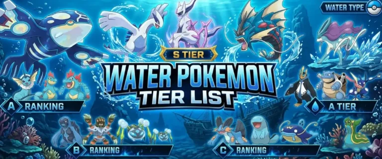 water pokemon tier list