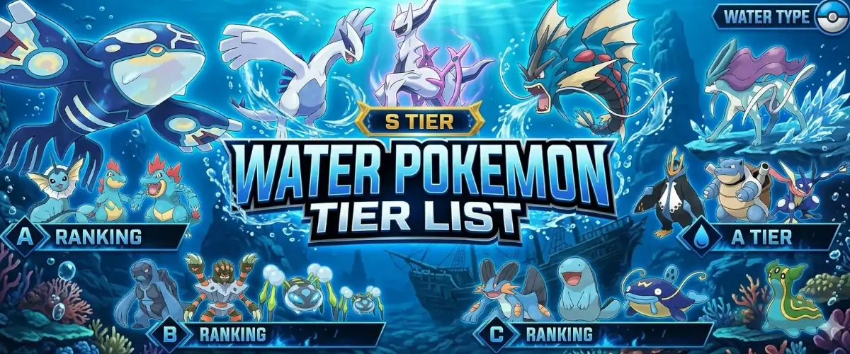 water pokemon tier list