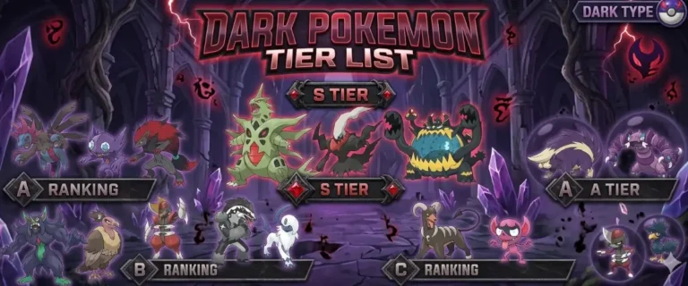 dark pokemon tier list