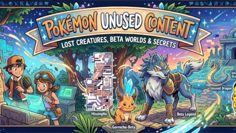 pokemon unused content