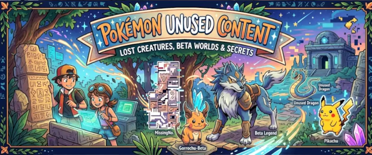 pokemon unused content