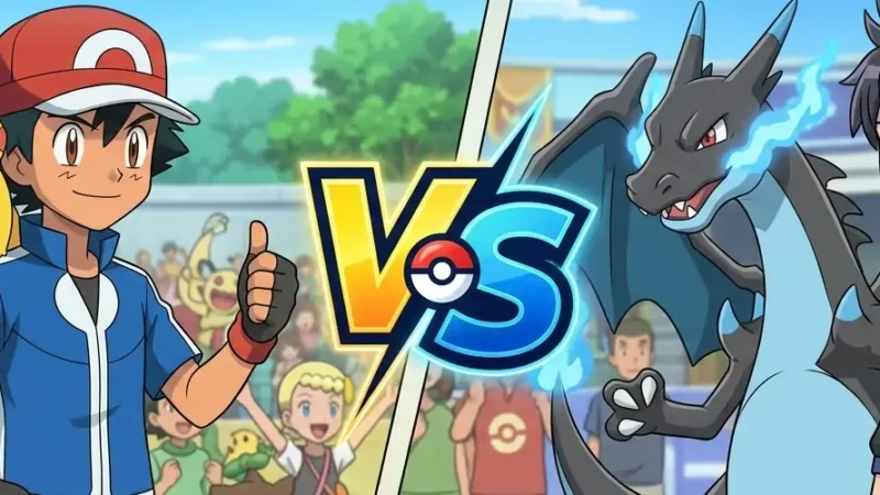 ash vs alain analiza walki finał ligi kalos