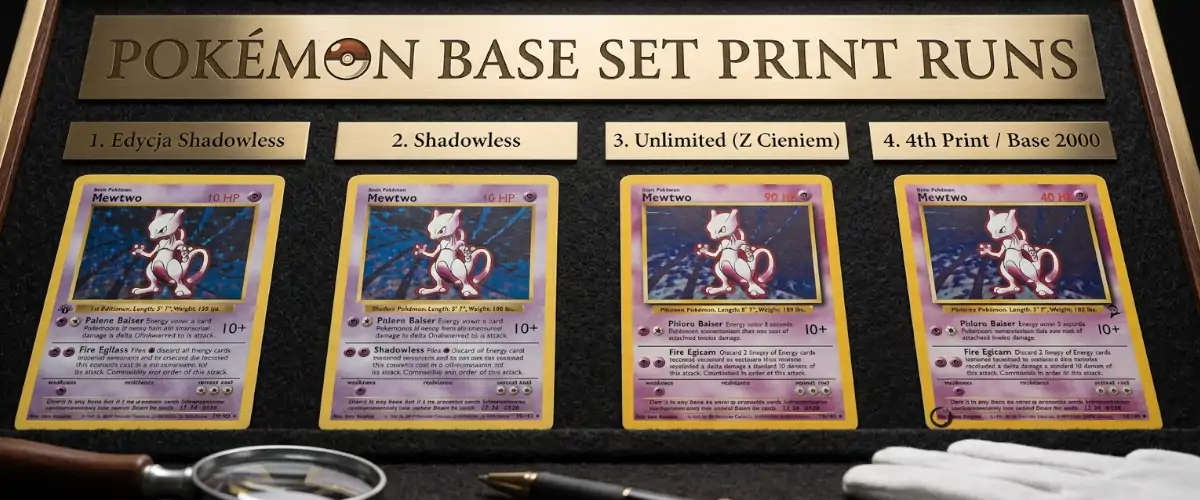 Pokémon Base Set Print Runs – porównanie różnych wydań kart