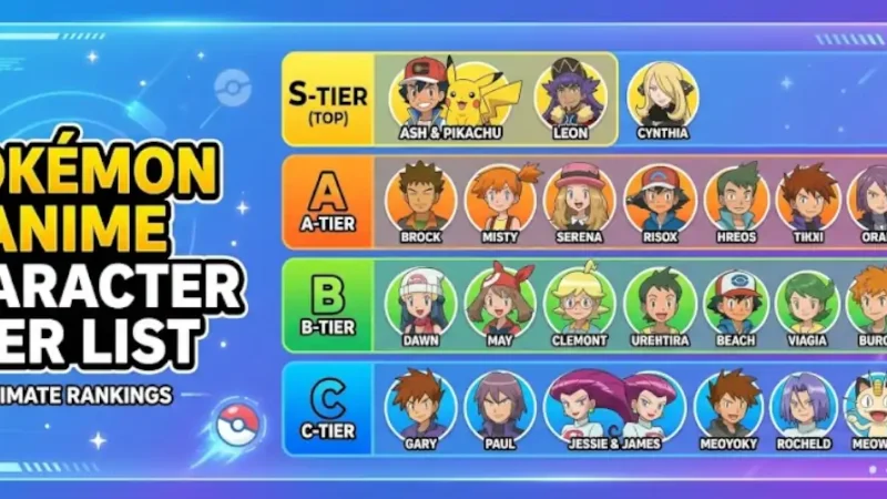 Pokémon Anime Character Tier List – ranking postaci z anime