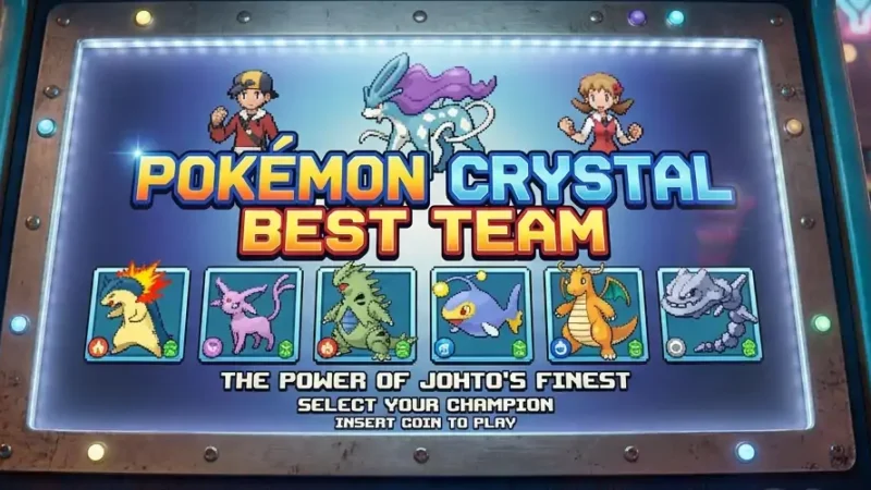Pokémon Crystal Best Team – najlepsza drużyna Pokémon do przejścia gry
