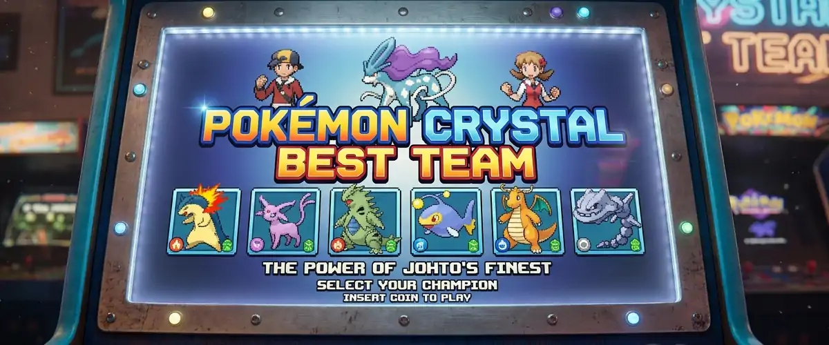 Pokémon Crystal Best Team – najlepsza drużyna Pokémon do przejścia gry