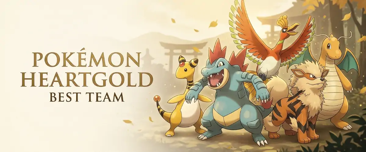 Najlepszy team Pokémon HeartGold z polecanymi Pokémonami do przejścia gry