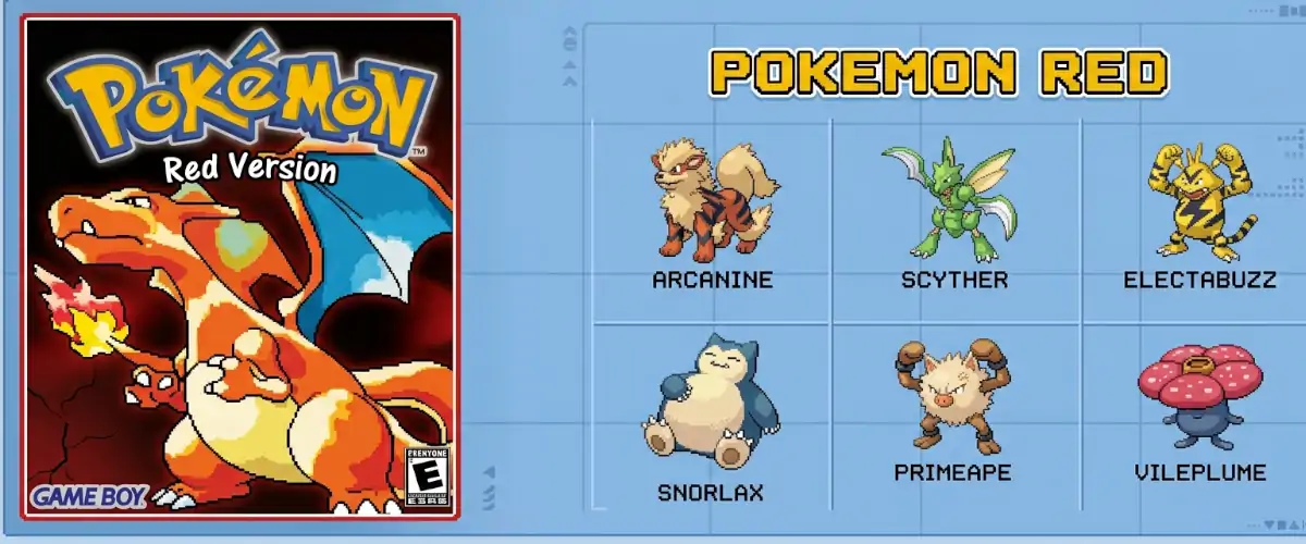Pokémon Red Best Team – najlepszy skład Pokémonów do całej gry