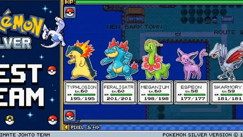 Pokémon Silver Best Team – najlepsza drużyna Pokémon do przejścia gry