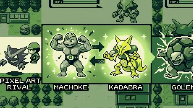 pokemon ewolucja przez wymiane