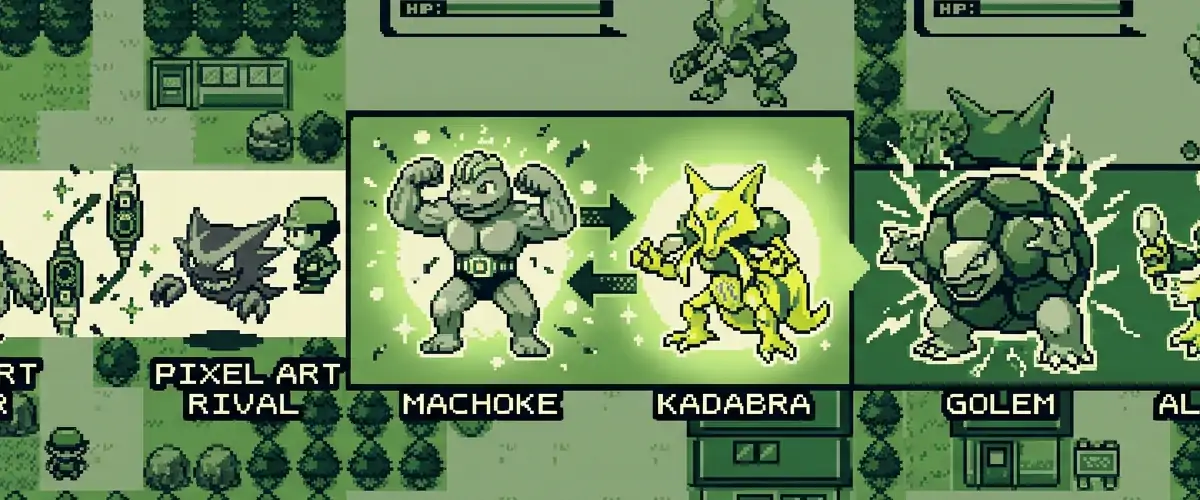 pokemon ewolucja przez wymiane