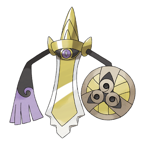 Aegislash Blade Pokemon 681 – miniatura i grafika Pokédex