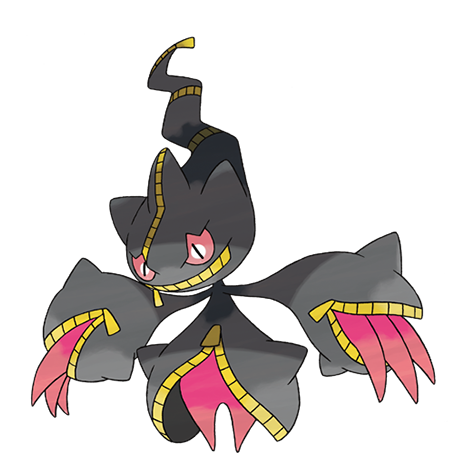 Mega Banette Pokemon 354 – miniatura i grafika Pokédex