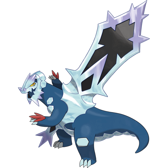 Mega Baxcalibur Pokemon 998 – miniatura i grafika Pokédex