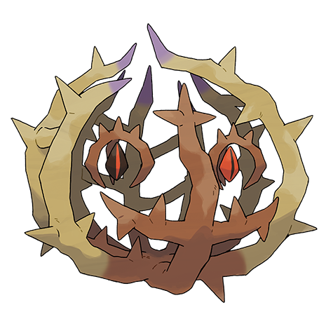 Brambleghast Pokemon 947 – miniatura i grafika Pokédex
