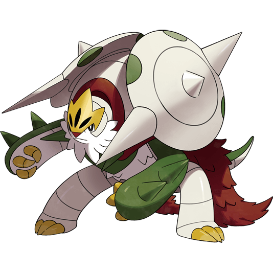 Mega Chesnaught Pokemon 652 – miniatura i grafika Pokédex