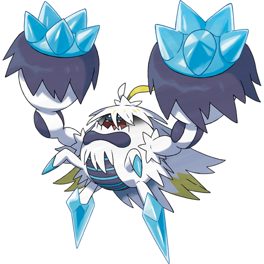 Mega Crabominable Pokemon 740 – miniatura i grafika Pokédex