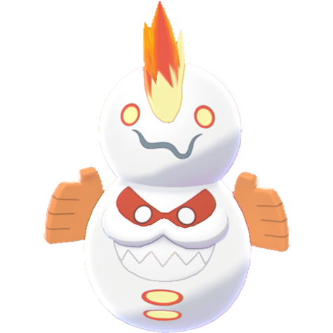 Darmanitan Galar Zen Pokemon 555 – miniatura i grafika Pokédex