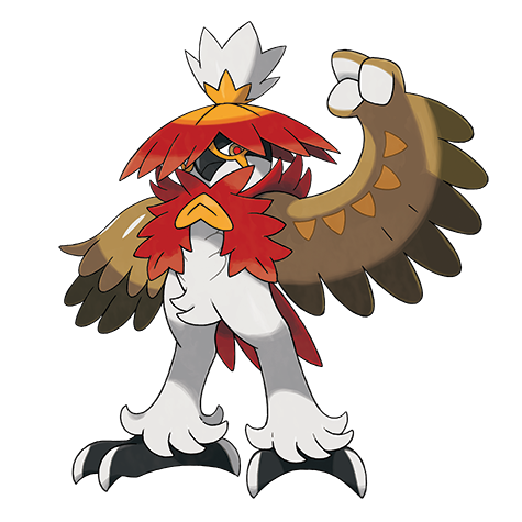 Decidueye Hisui Pokemon 724 – miniatura i grafika Pokédex