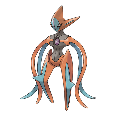Deoxys Attack Pokemon 386 – miniatura i grafika Pokédex
