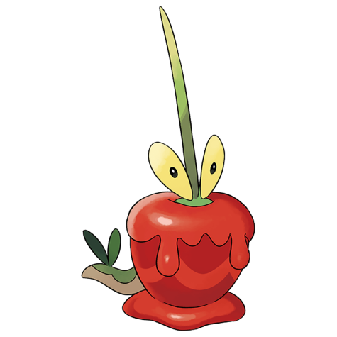 Dipplin Pokemon 1011 – miniatura i grafika Pokédex