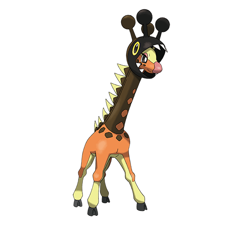 Farigiraf Pokemon 981 – miniatura i grafika Pokédex