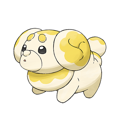 Fidough Pokemon 926 – miniatura i grafika Pokédex