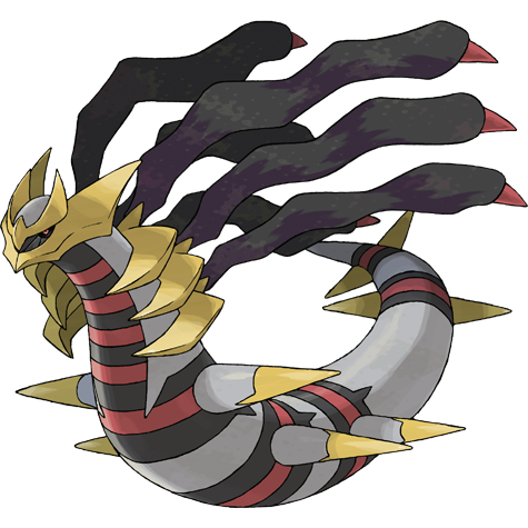 Giratina Origin Pokemon 487 – miniatura i grafika Pokédex