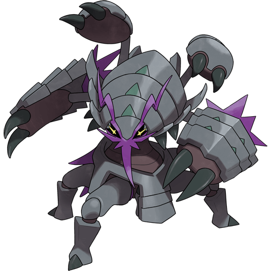 Mega Golisopod Pokemon 768 – miniatura i grafika Pokédex